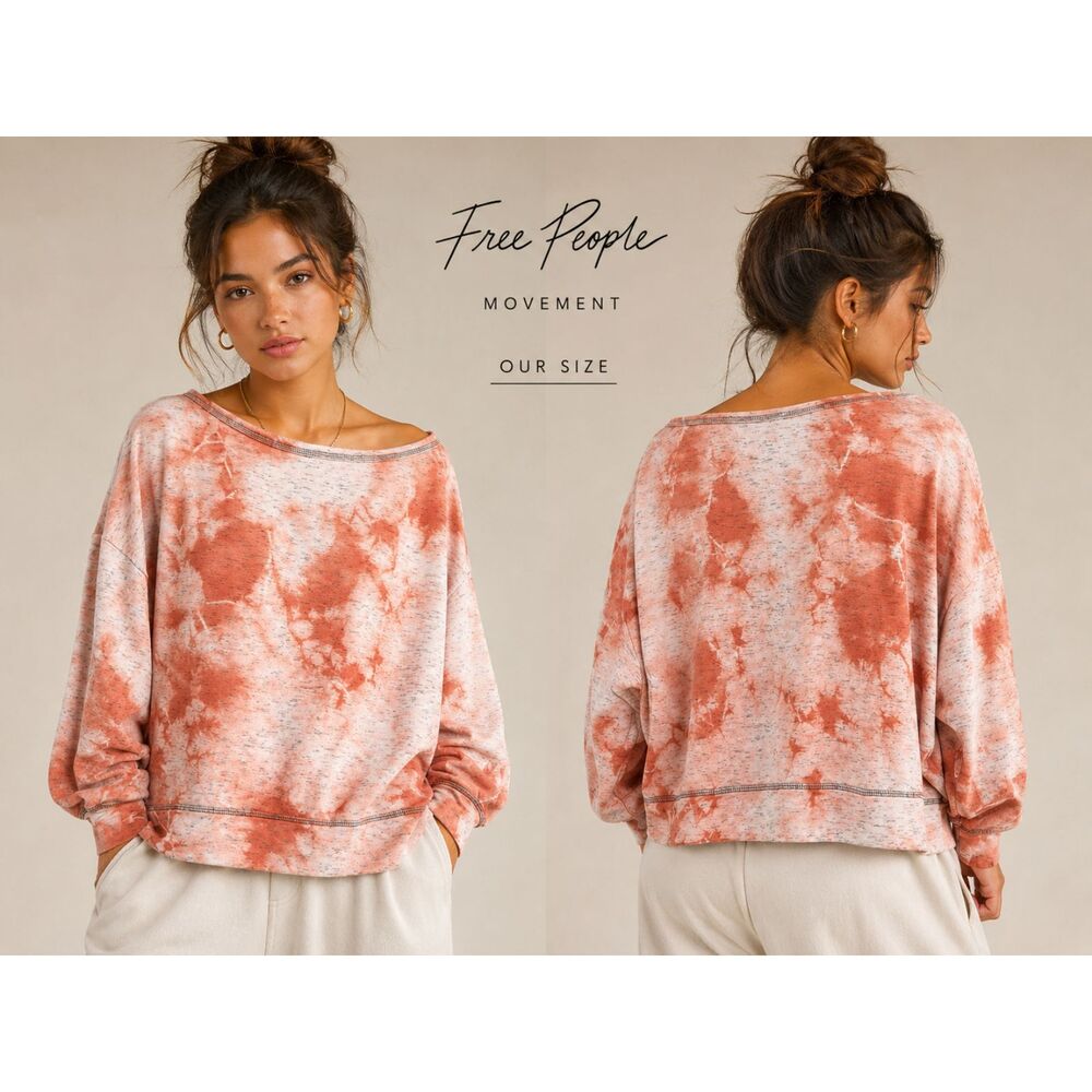 NWOT FP Movement Free People My Time Tie-Dye Pullover Small